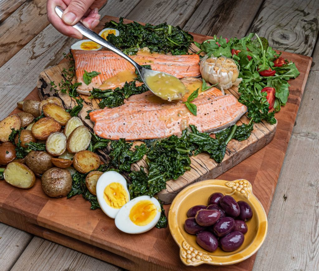 Springhills Rainbow Trout Nicoise Salad