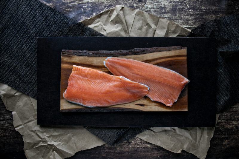 Coho salmon fillets Ontario