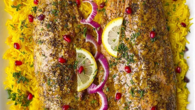 Middle-Eastern Spiced trout salmon pickerel recipe