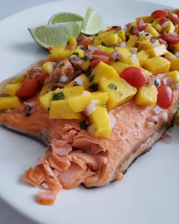 Rainbow Trout with Mango Salsa recipe