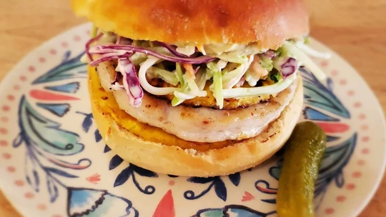 Pineapple Pickerel Burgers recipe