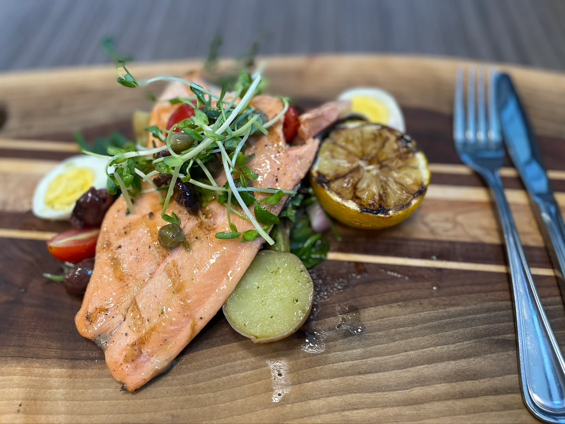 Trout Nicoise Salad