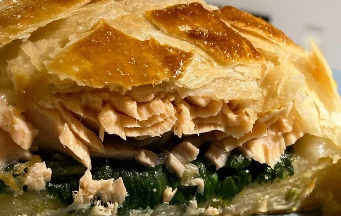 Salmon or Trout Wellington