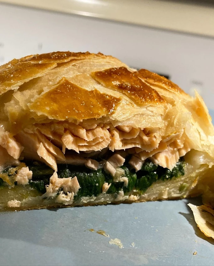 Salmon or Trout Wellington