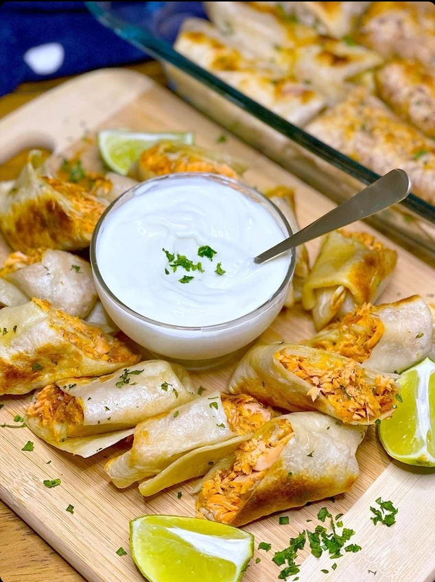 Cheesy Fish Taquitos recipe