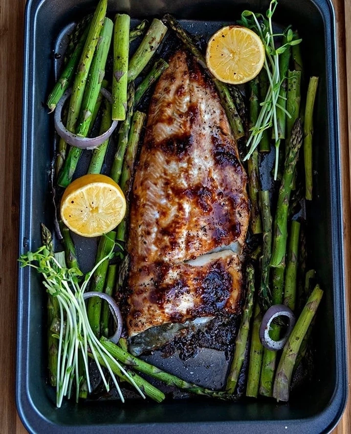 Garlic Teriyaki Arctic Char recipe