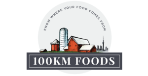 100km foods logo