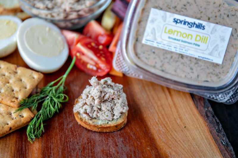 smoked salmon pate lemon dill