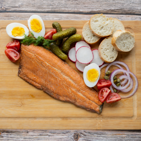 Savory Hot Smoked Rainbow Trout Fillet