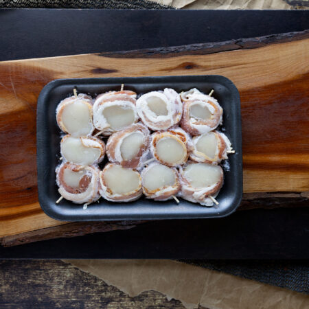 bacon wrapped canadian scallops